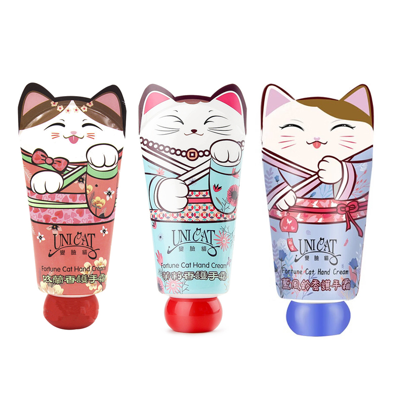 变脸猫依兰香手霜 40ml*3支（依兰香+蓝风铃香+茉莉香） 枫叶色