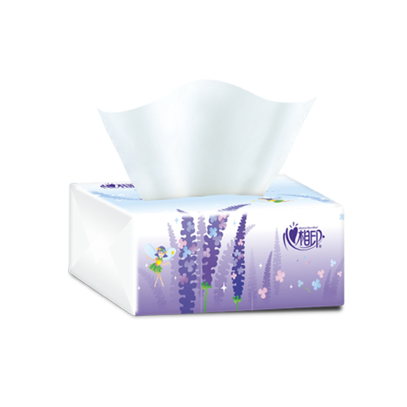 心相印 DT100薰衣草 三层100抽*21包/箱 商用（薰衣草）面巾纸 紫色（单位：箱）
