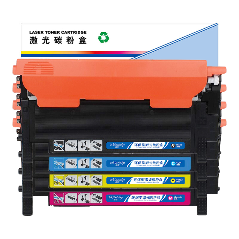 盈佳 LT1821四色套装 粉盒 商专版 适用联想Lenovo CM7120W CS1821 CS1821W CS1831 CS1831W CM7110W 彩色