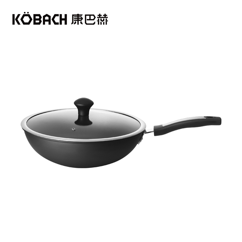 康巴赫 炒锅 CAL32A1 32cm 黑色（单位：个）