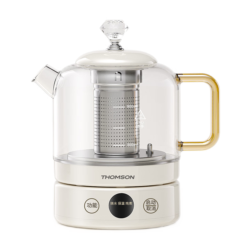 汤姆逊（THOMSON）煮茶器 多功能C-T0622   0.9L（单位：台） 白色