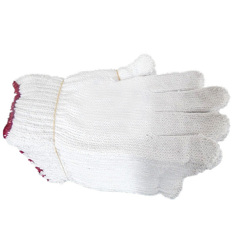 劳思保 LSB-ST-2 加厚耐磨劳保手套棉纱手套900g（12双） 白色