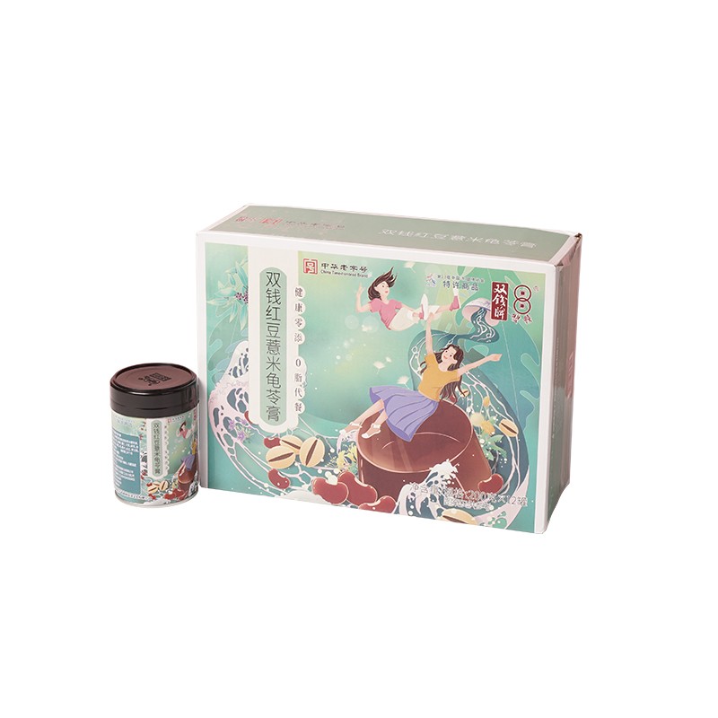双钱红豆燕麦龟苓膏200g*12罐单位：提 清新色