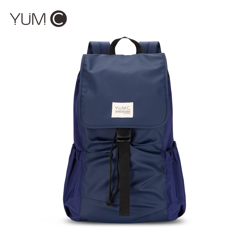 Y.U.M.C.  环保时尚束口大容量双肩包B9012宝蓝 宝蓝色