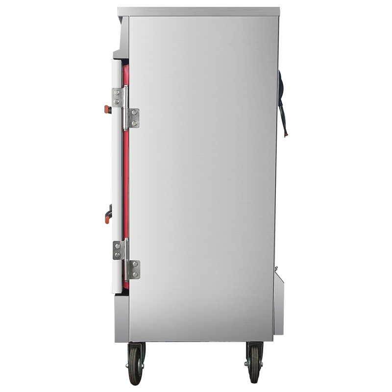 圣托（Shentop）多功能商用蒸饭柜 大容量食堂饭店蒸饭车 16盘双开门蒸饭机 STZ-D16（单位：台)） 不锈钢色