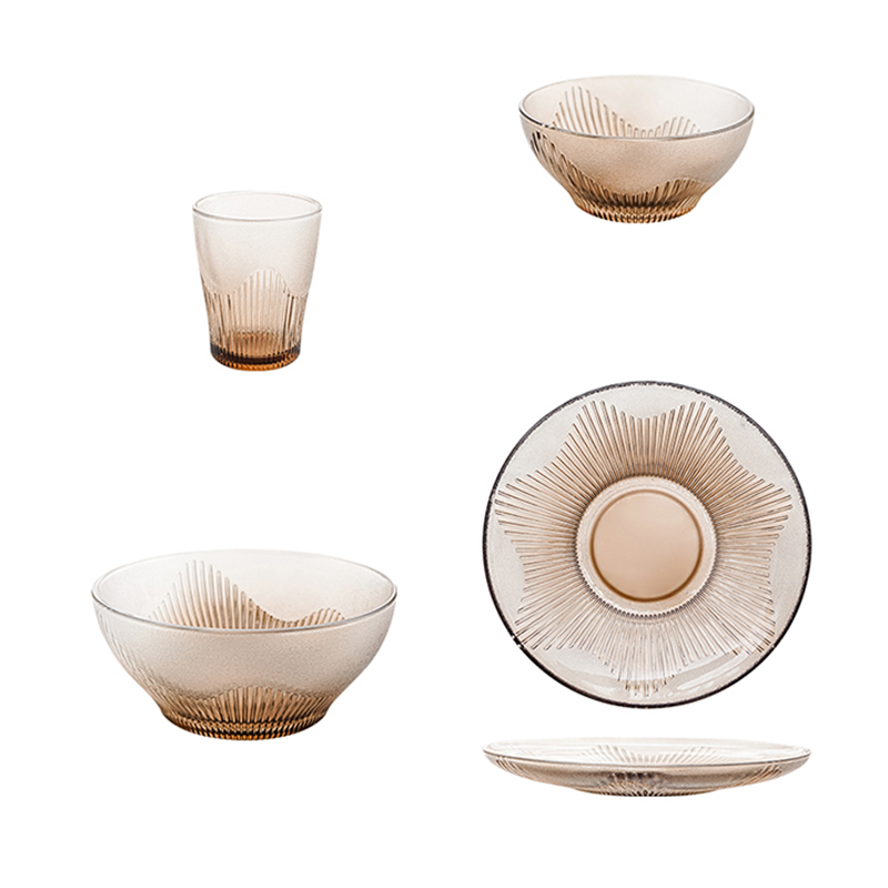 finsyboF-KDS7A伦娜典雅餐具套装咖色（单位：套） 咖啡色