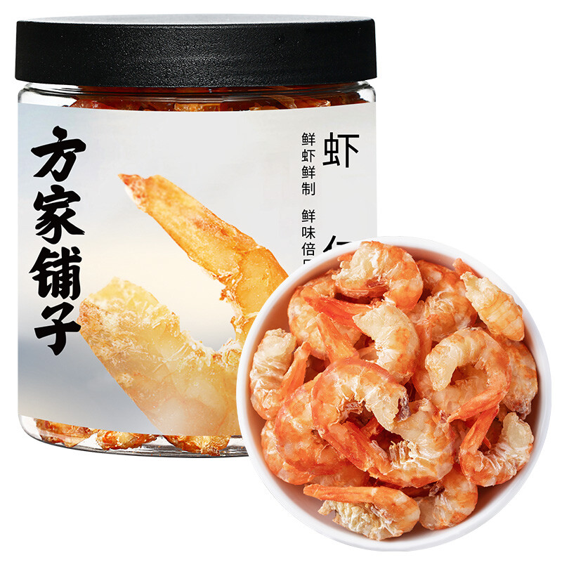 方家铺子 淡干虾 虾仁 150g 橙色（单位：瓶）