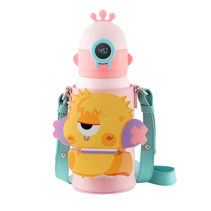 苏泊尔抗菌智能儿童保温壶  KC60KG20（单位：个） 冠军赛跑粉色