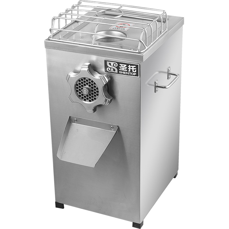 圣托（Shentop）电动绞肉机商用 不锈钢立式刨肉碎肉机 多功能厨房食堂绞馅搅肉机 STMS-J22（单位：台）） 不锈钢色