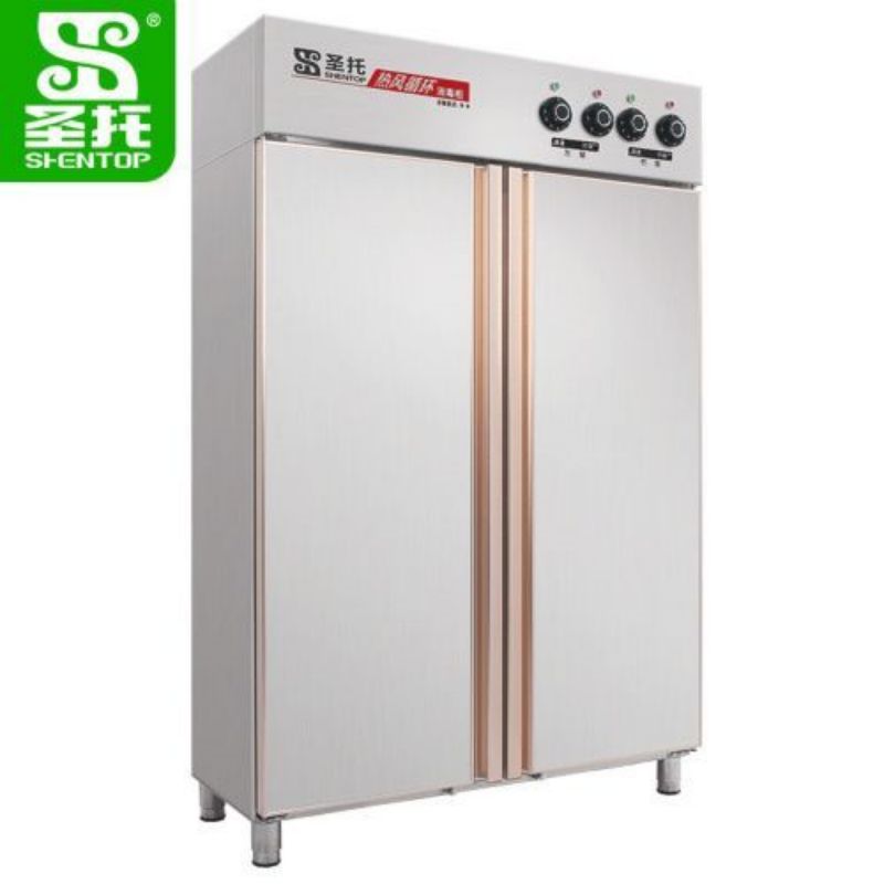 圣托（Shentop）热风循环高温消毒柜 立式商用 餐厅酒店厨房用 不锈钢双门餐具消毒碗柜 RTP980-B2