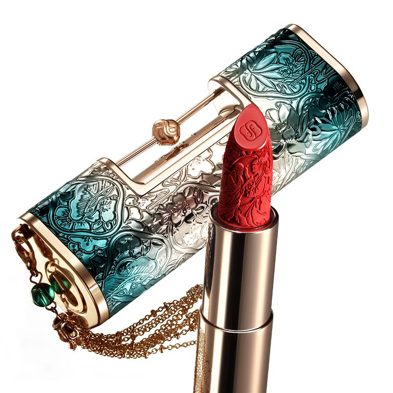 花西子 花露养唇同心锁口红（丝绒哑雾款）M1314一生一世
 哑光滋润持色 3.8g 红枫柿子（单位：支）