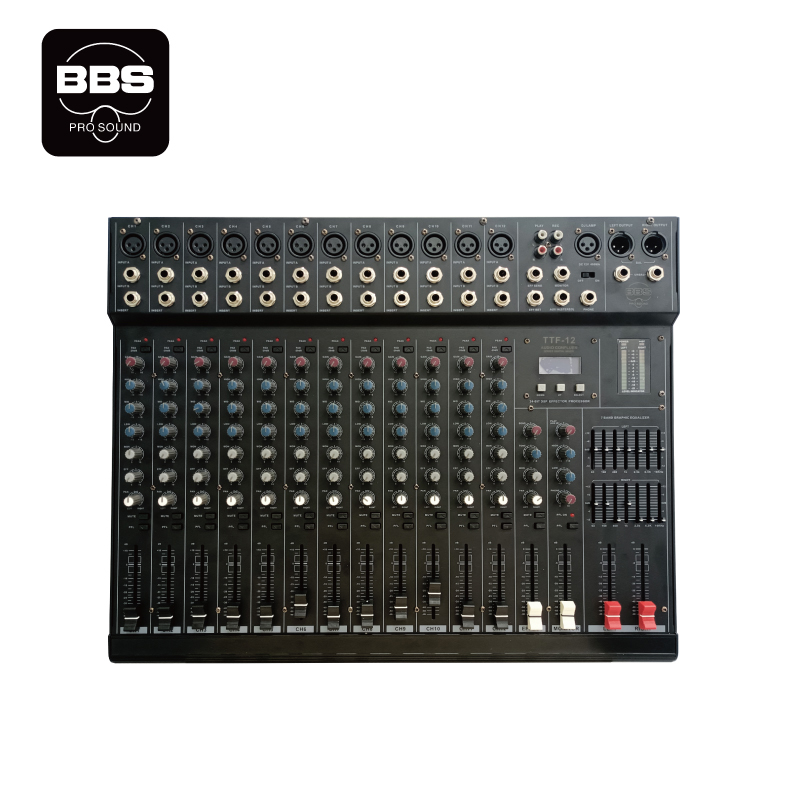 BBS 专业音响设备12路调音台 TTF-12 台 黑色