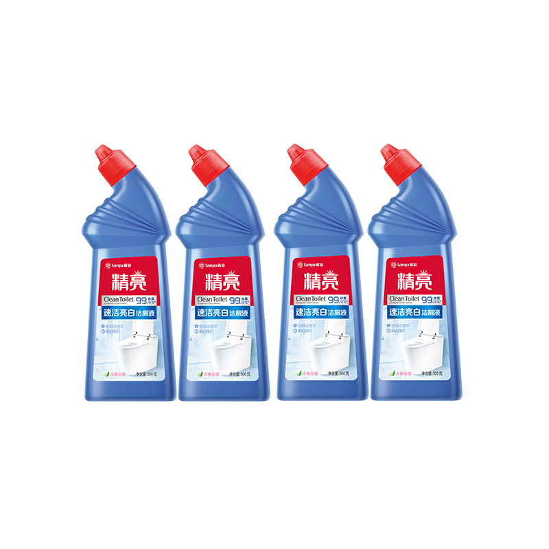 榄菊精亮500g&times;2速洁亮白洁厕液（促销装）瓶 水蓝色