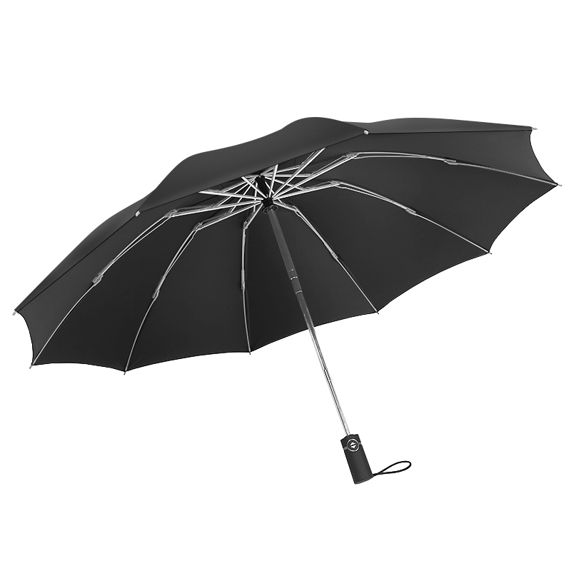 美度双层自动反向伞车载全自动M3382  58.5cm*10K/把 黑色