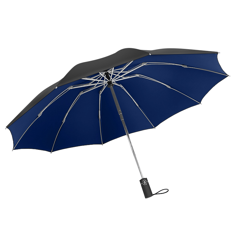 美度双层自动反向伞车载全自动M3382  58.5cm*10K/把 蓝色