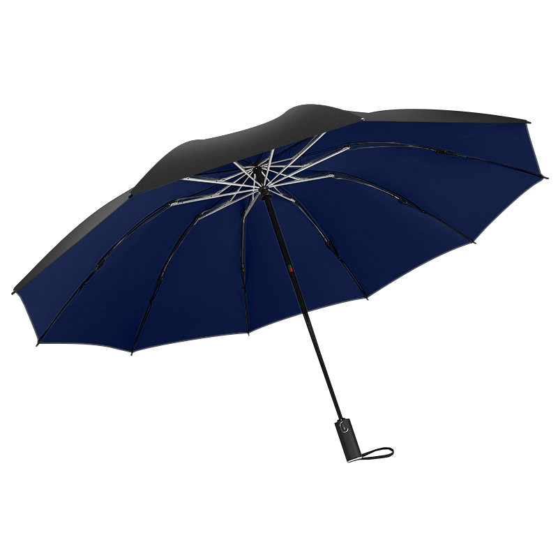 美度安全式全自动雨伞10骨M3026  63.5cm*10K/把 深蓝色