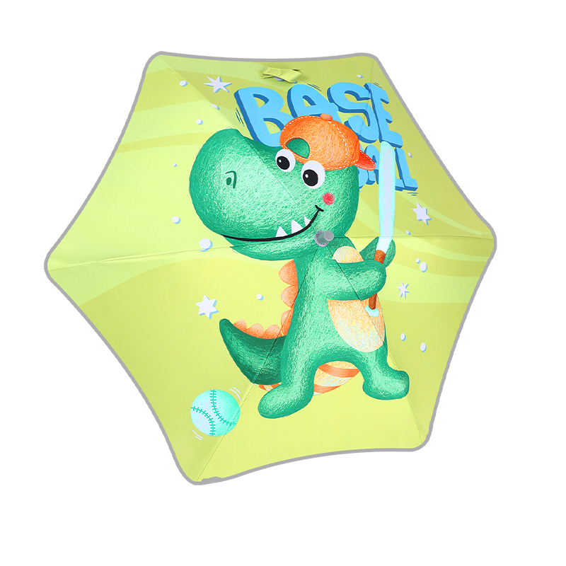 美度圆角儿童伞恐龙系列卡通学生伞M6015  50cm*6K/把 棒球恐龙