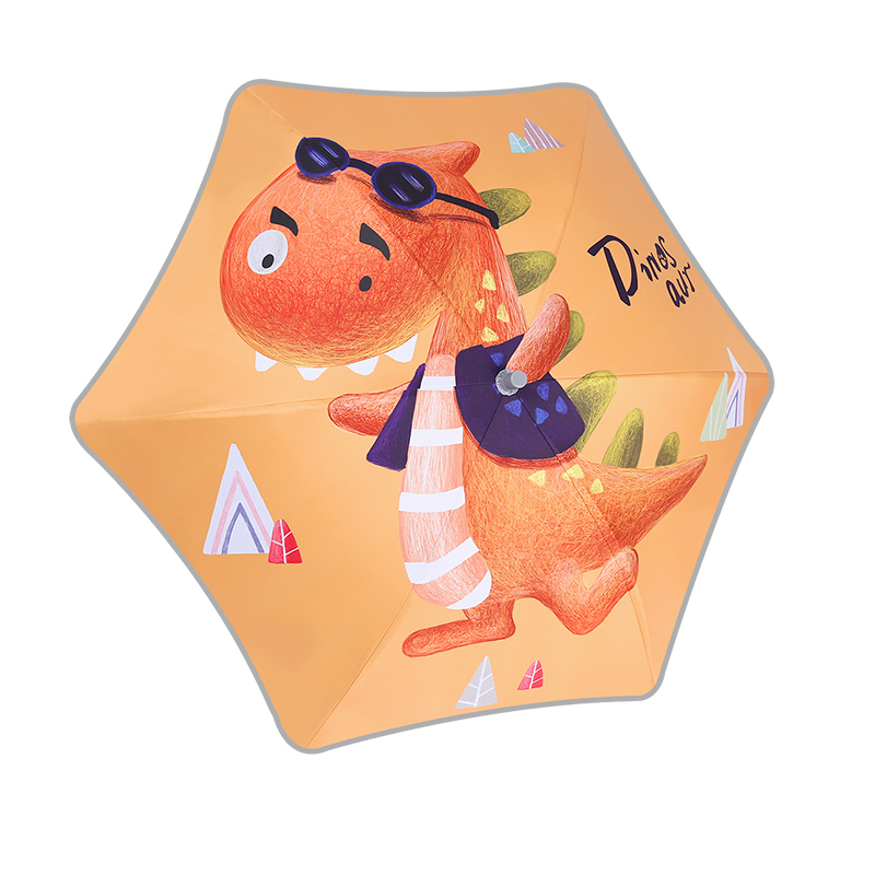 美度圆角儿童伞恐龙系列卡通学生伞M6015  50cm*6K/把 沙漠恐龙