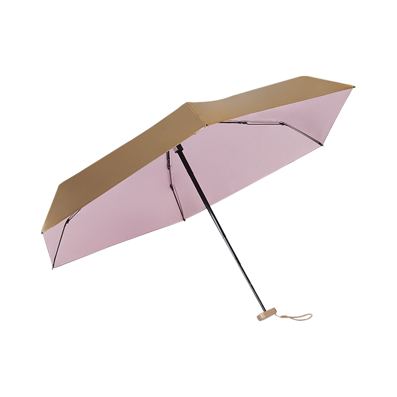 美度太阳伞小金拇指伞迷你六折M6109  50cm*6k/把 六折小金伞-粉色