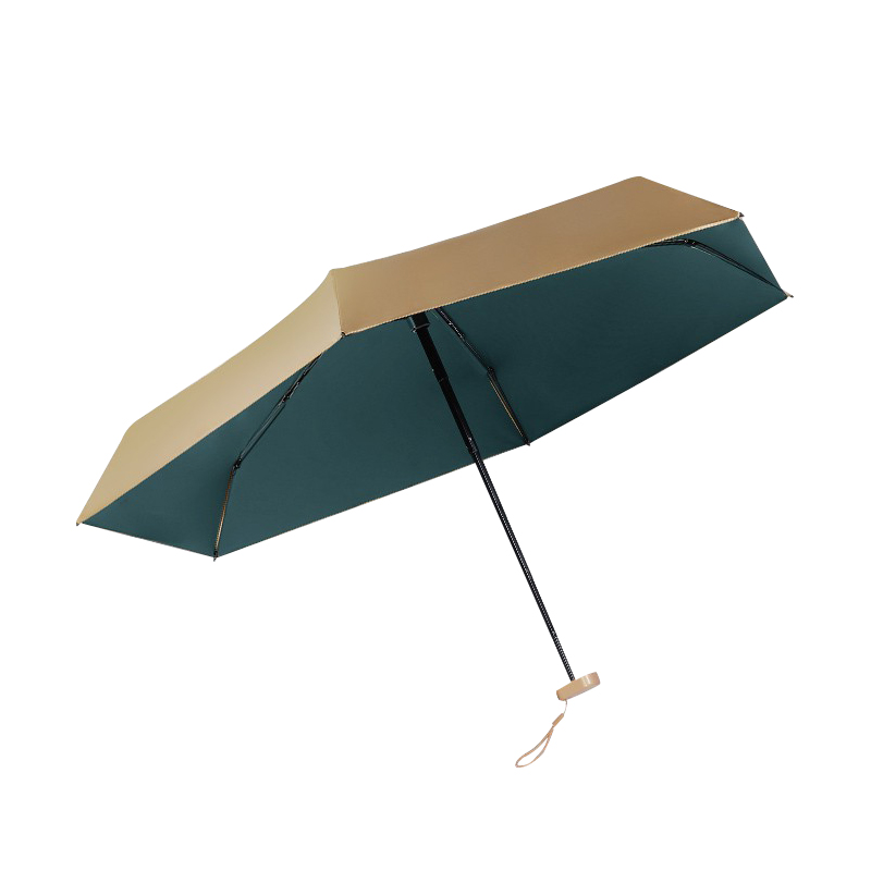 美度太阳伞小金拇指伞迷你六折M6109  50cm*6k/把 六折小金伞-墨绿色