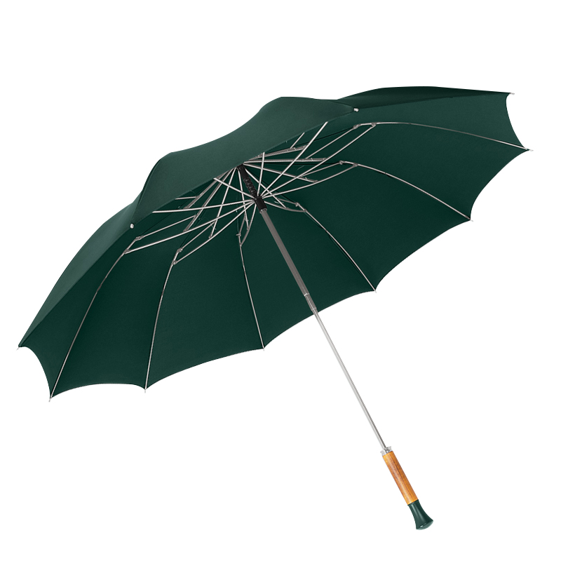 美度商务晴雨伞不锈钢伞架防风雨伞M2002  58cm*10K/把 墨绿色