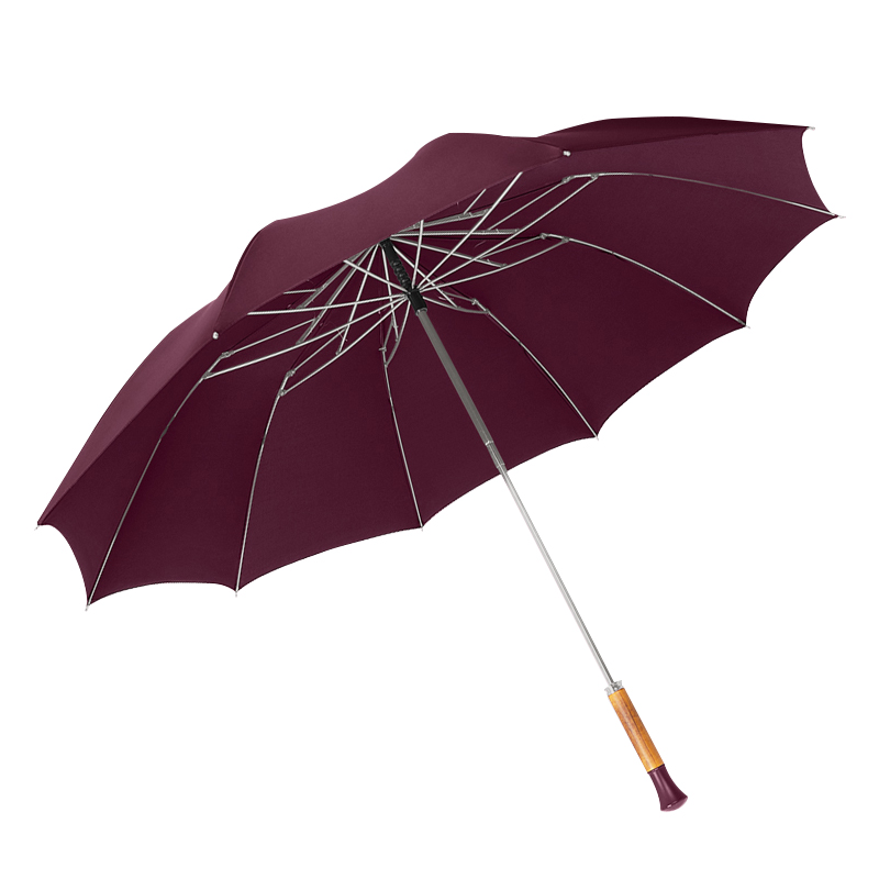 美度商务晴雨伞不锈钢伞架防风雨伞M2002  58cm*10K/把 酒红色