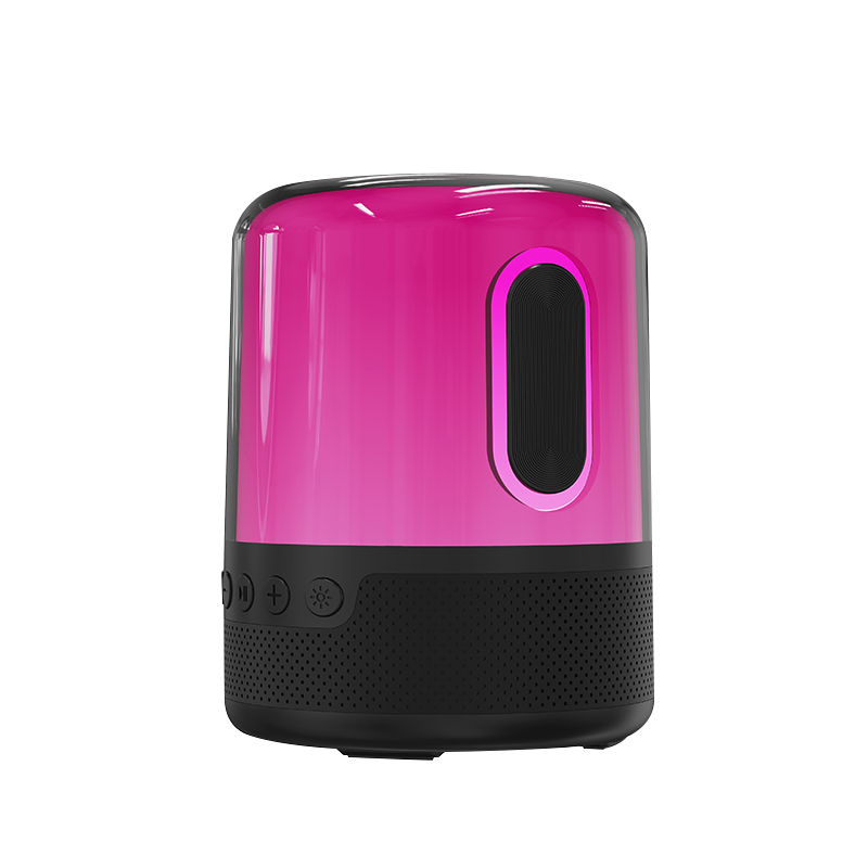 纽曼BS01 蓝牙音箱家用桌面户外便携式迷你重低音炮全屏炫彩音响黑色（单位：个） 黑色