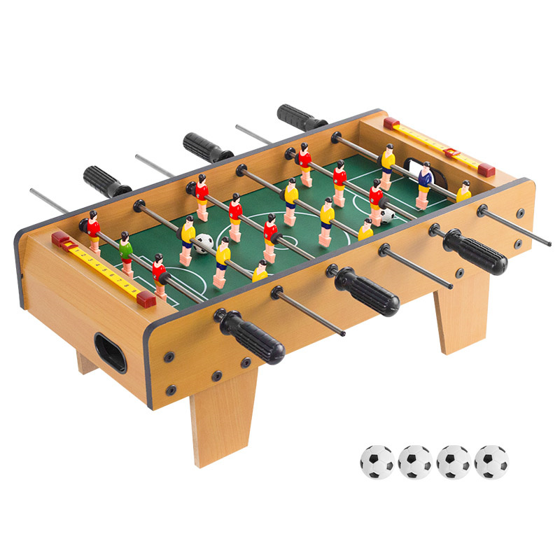 婴侍卫  木质趣味足球桌 双人竞技游戏对决桌上足球机  KLB50 只 如示