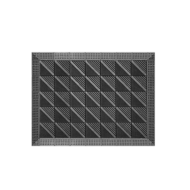 墨斗鱼 室外防滑防水地垫拼接地垫三合一商场酒店进门除尘蹭土门口脚垫  单位：张 120*180cm（加密单刷）