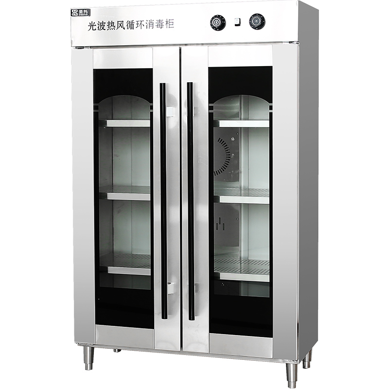 圣托（Shentop）热风循环中温 食堂厨房双开门消毒碗柜 ZTP1200-CS2 单位：台 不锈钢色