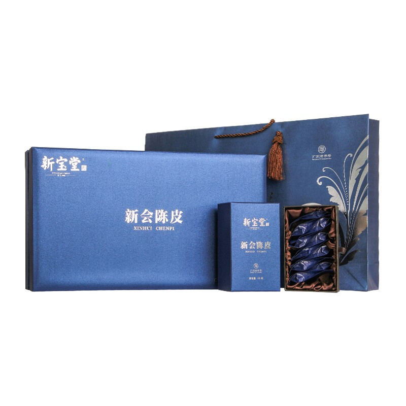 新宝堂循香宝盒十五年陈皮丝礼盒200克 无色