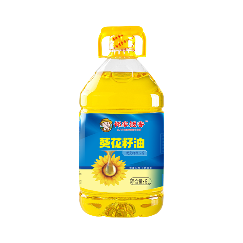 邻家饭香LJFX135-K 压榨一级葵花籽油 5L/桶 玫瑰金