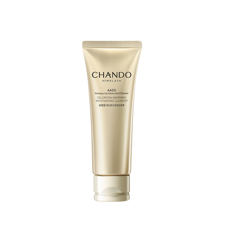 自然堂（CHANDO）雪肌美白保湿洁面霜120g（单位：支） 金色