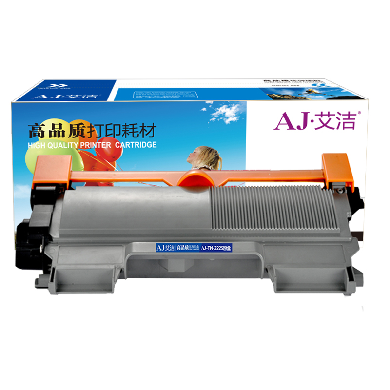 艾洁(AJ) TN2225/TN2215 打印量2600页 适用DCP-7060D;DCP-7065DN;HL-2230D;HL-2240;HL-2240D; 粉盒 (计价单位：只) 黑色