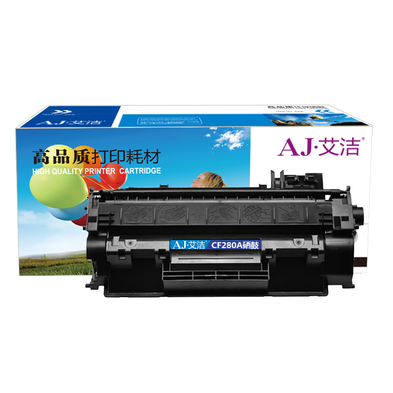 艾洁(AJ) CF280A 打印量2700页 适用惠普 HP/400/M401d/M401n/M401dn/400MF/PM425/M425DN/M425DW 硒鼓 (计价单位：只) 黑色
