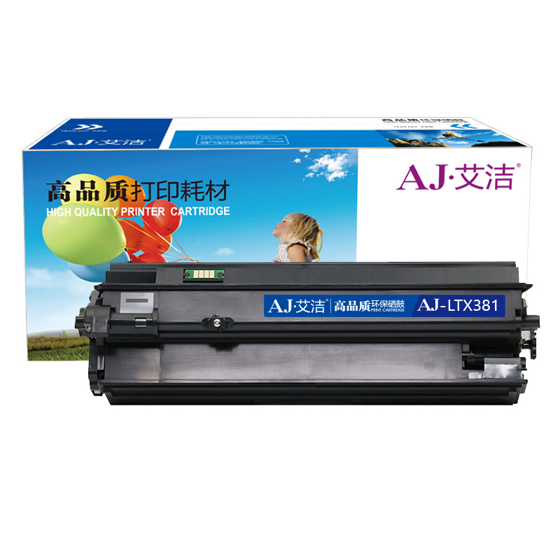艾洁(AJ) LTX381 打印量10000页 适用联想;LJ6700DN 粉盒 (计价单位：只) 黑色