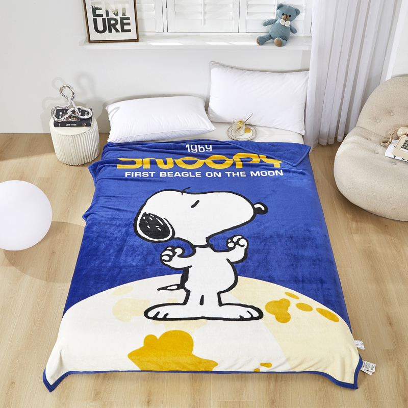 史努比&middot;360科技莱茵毯 （花型：克莱茵蓝  ） 150x200cm（单位：条） 蓝色 蓝色