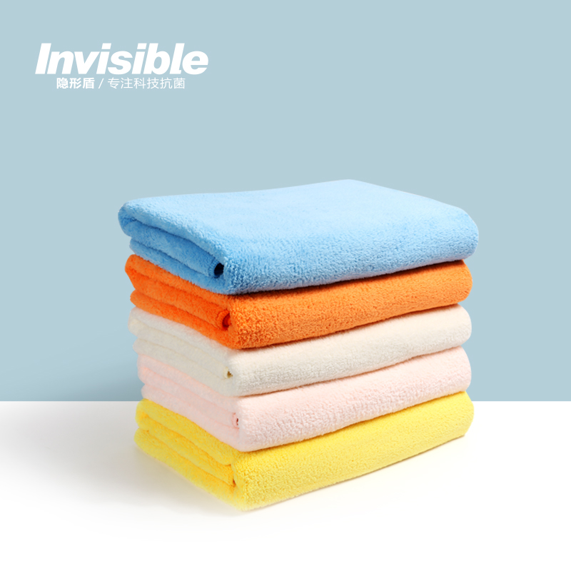 隐形盾 YM1X-9112 抗菌防螨浴巾 条 珍珠白