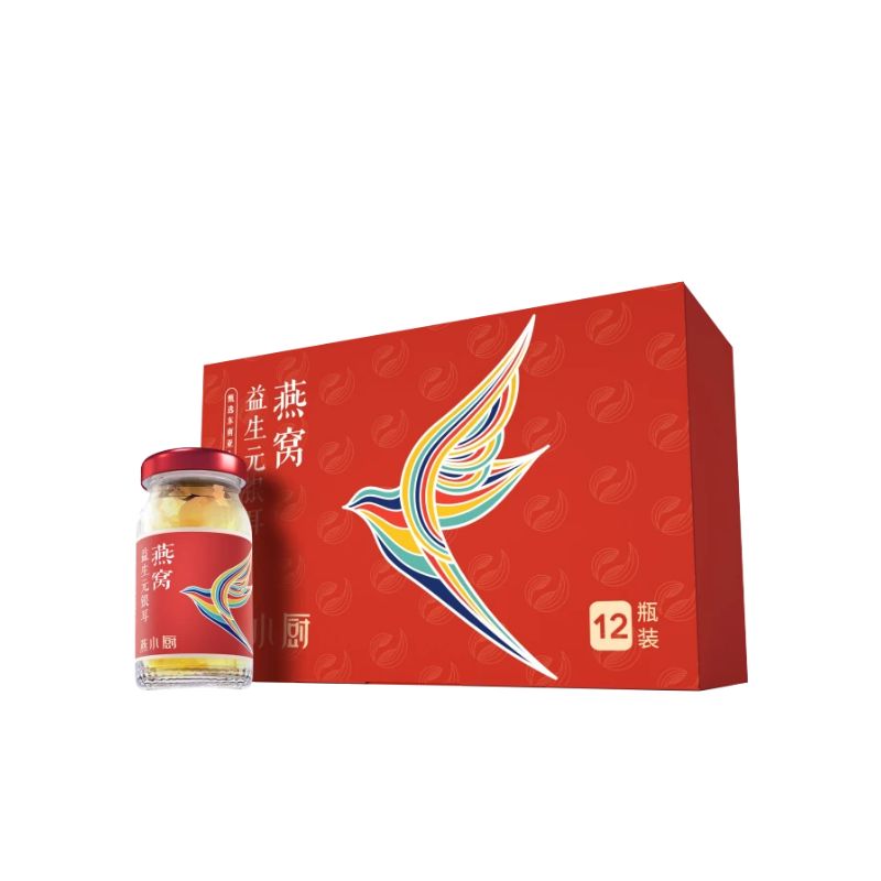 燕小厨银耳燕窝益生元饮 80g*12瓶 红色