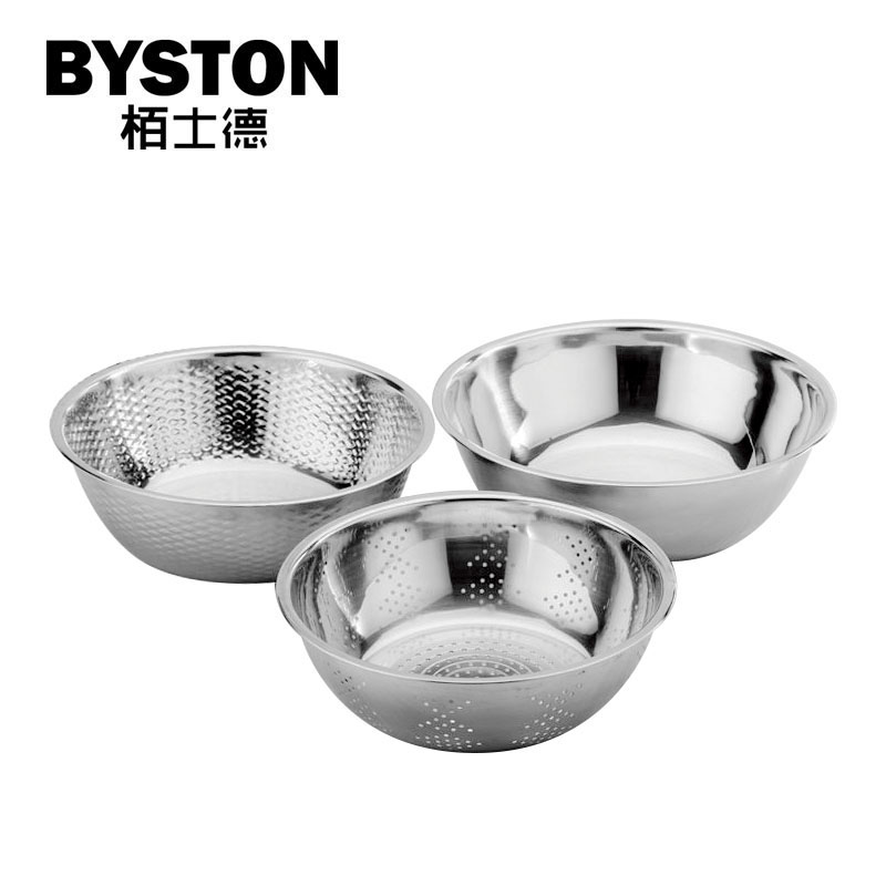 栢士德BYSTON  米筛三件套 BST-027  24沥水盆+26果蔬盆+28多用盆（单位：套）