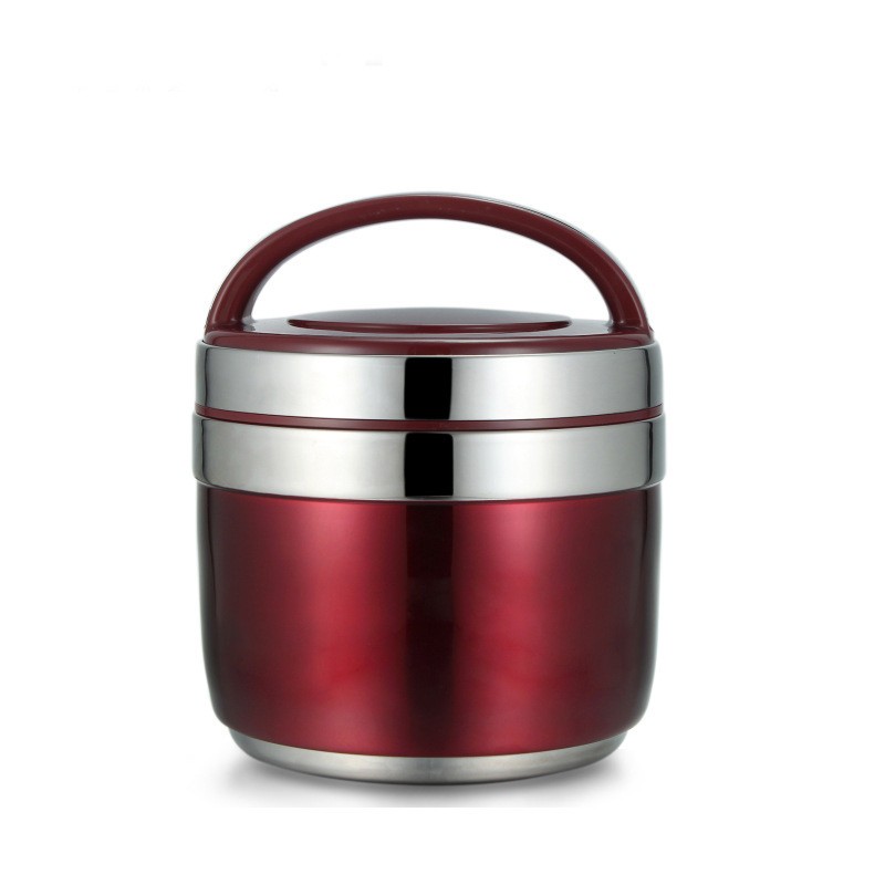 栢士德BYSTON  玲珑保温提锅  BST-033  1.5L  单位（套） 酒红