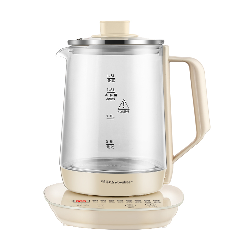 荣事达Royalstar  1.8L养生壶  YSH180Y（单位：台） 米黄色