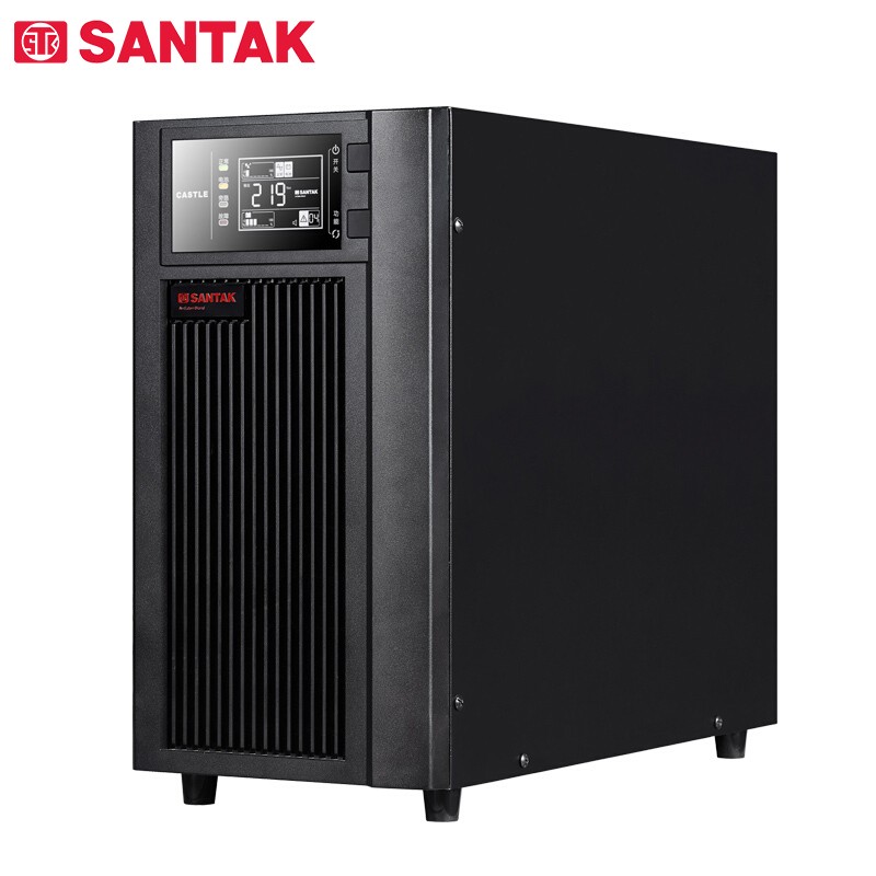 山特（SANTAK）C6KS 6KVA/5400W在线式UPS不间断电源外接电池长效机满载5400W供电2小时 台 黑色