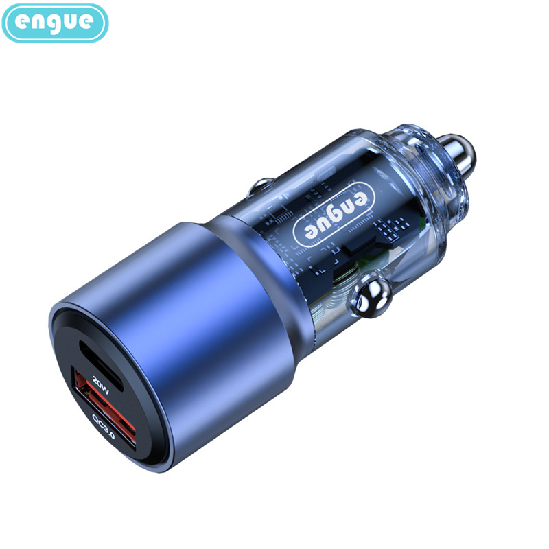 engue恩谷 38W 车载充电器AC乐途 EG-CM09 蓝色