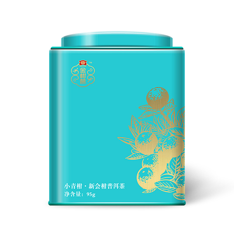 大益金柑普-小青柑（敦煌绿95g）（单位：罐）  