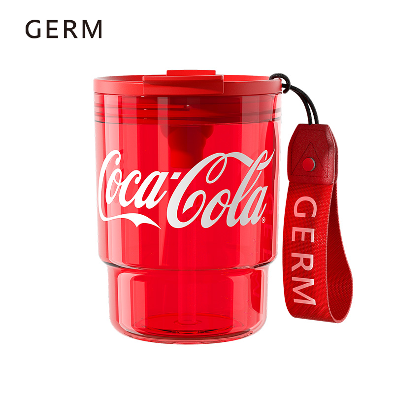 GERM可口可乐联名款竹简水杯可乐红 GE-CK23SS-S24（新疆、西藏地区不发货）（单位：个） 红色