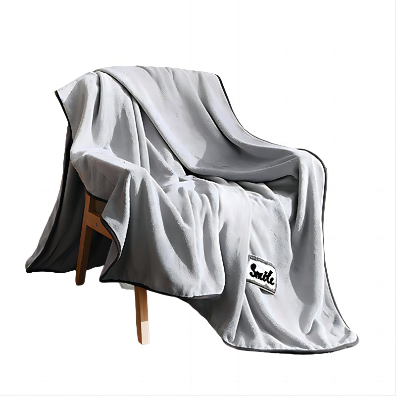 金丝莉天鹅绒简欧除湿毛毯150&times;200cm  JT-1107 （条） 灰色