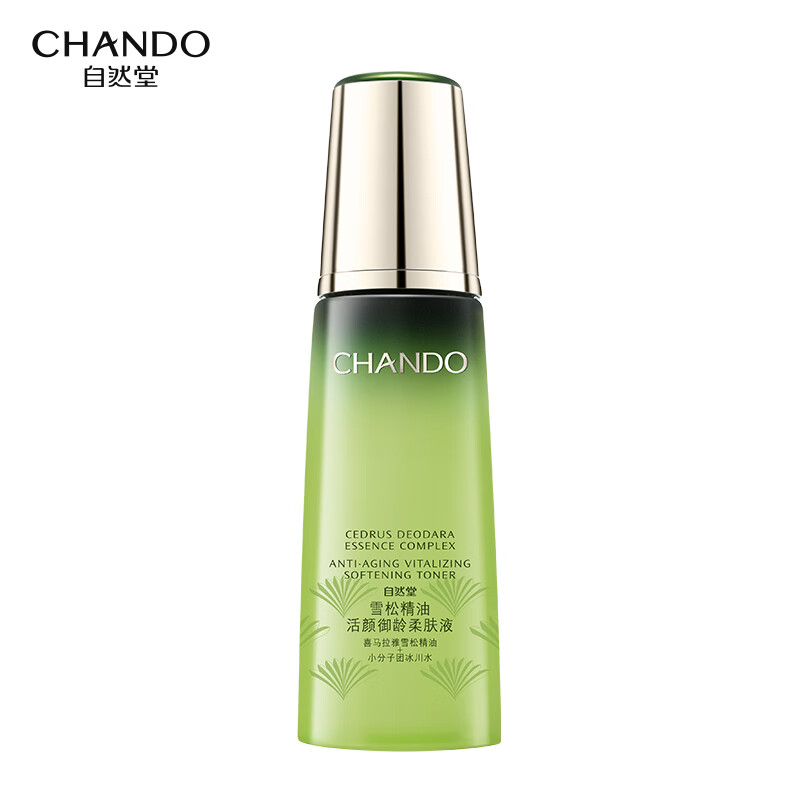 自然堂（CHANDO） 雪松精油活颜御龄柔肤液 200ml 雪松精油活颜御龄柔肤 绿色（单位：瓶）
