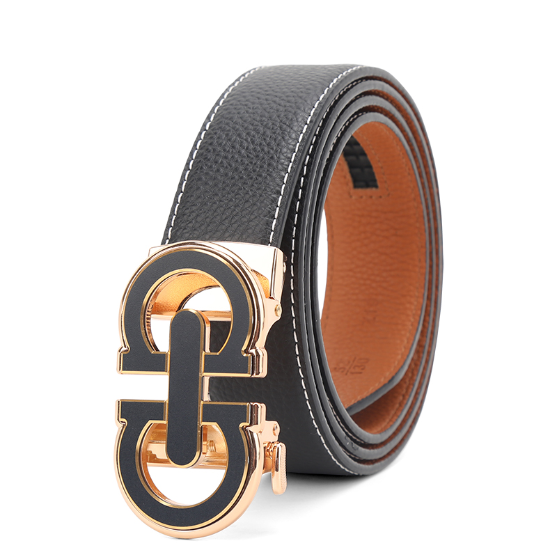 PLOVER香港啄木鸟自动扣皮带GD24AK84-DA-B1 黑色