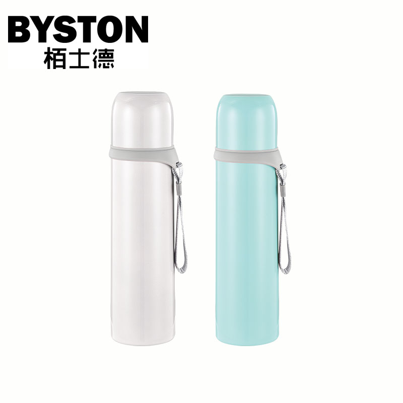 栢士德BYSTON	麦托不锈钢保温杯 BST-113 500ML 本白色